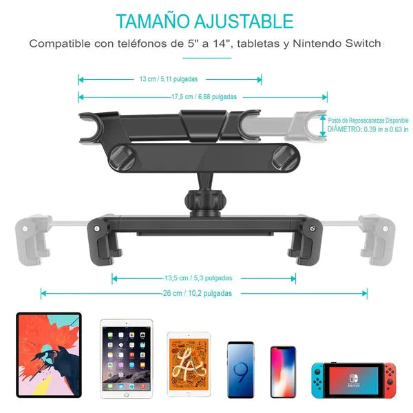 Soporte para Teléfono/Tableta Giratorio de 360 Grados